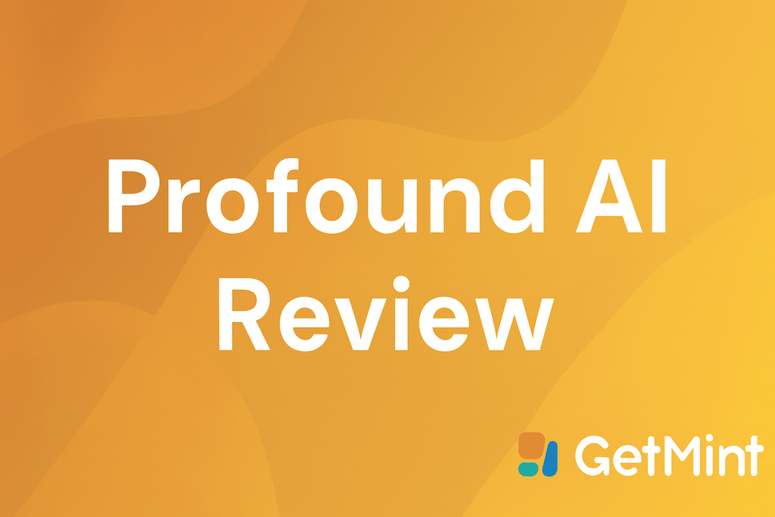 Promotional graphic introducing the Profound GEO Platform Review, highlighting AI search visibility and enterprise-grade optimization.