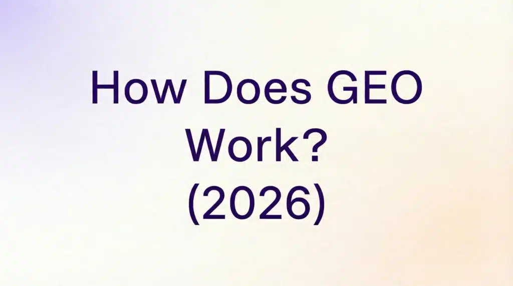 GetMint's thumbnail for the article "How Does GEO Work?"