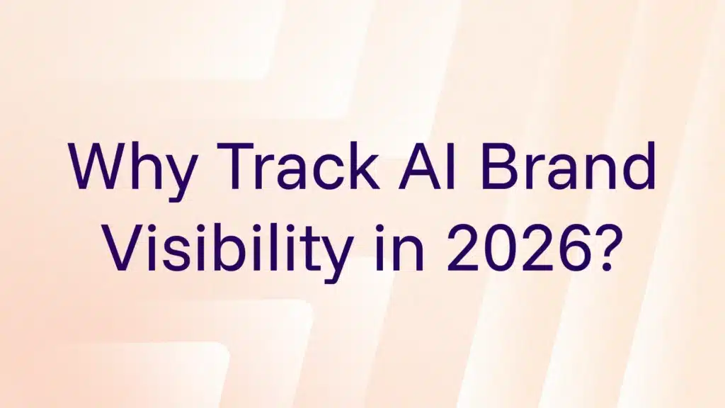 Thumbnail for a GetMint blog post on "Why Track AI Brand Visibility"