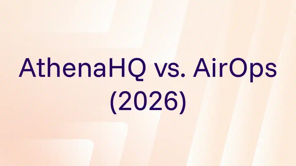 GetMint's thumbnail for the article AthenaHQ vs AirOps